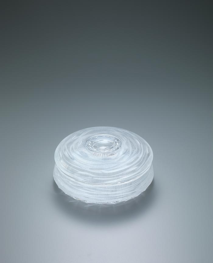 硝子菓子器「時雨」