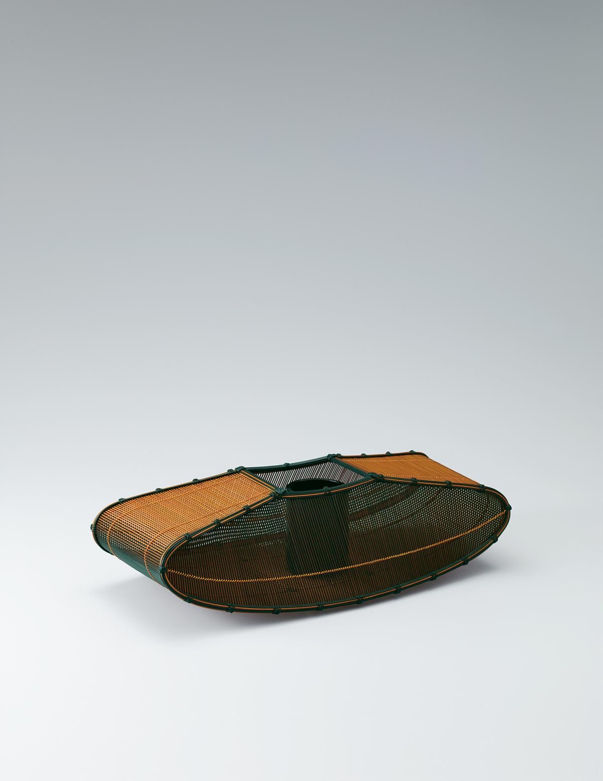 藤塚 松星作 彩変化竹花器 の詳細情報 販売 日本の伝統工芸品 ギャラリージャパン