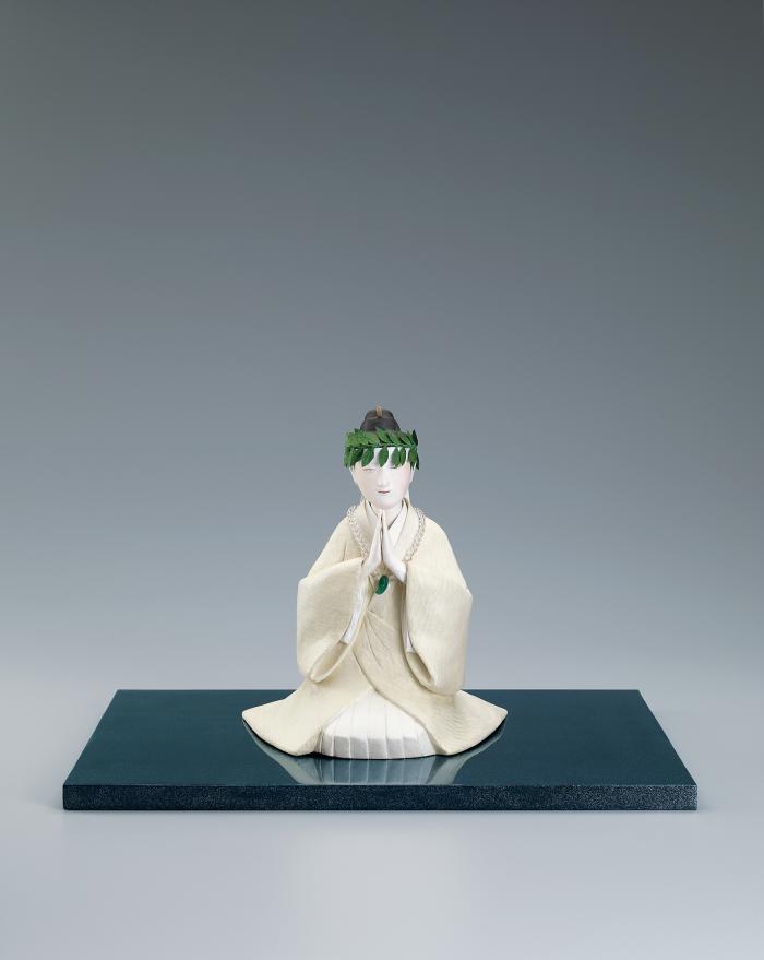 木芯桐塑布紙貼「祈り」