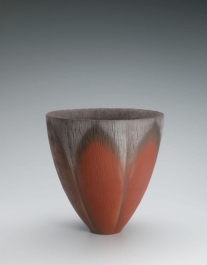 叩き彩泥器