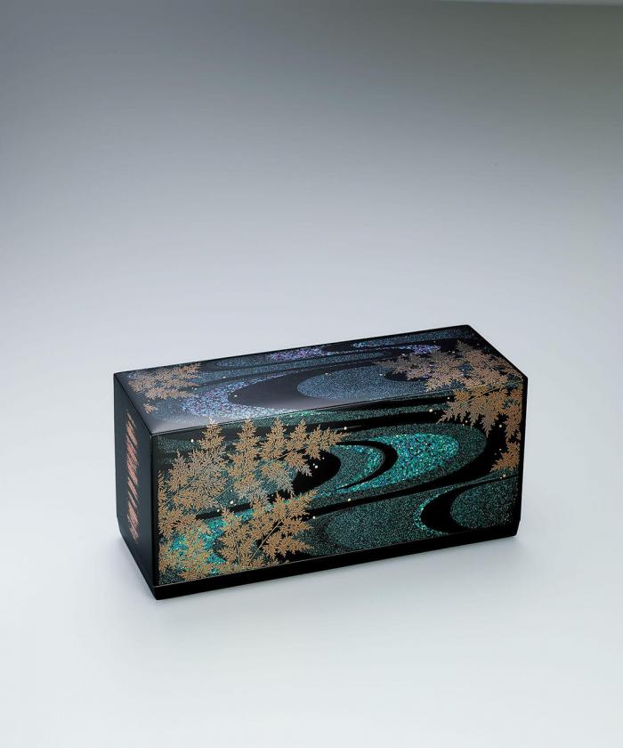 蒔絵箱「螢川」