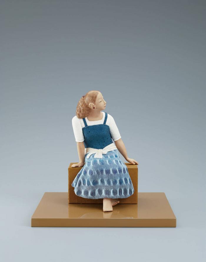 木彫木目込「夏の思い出」