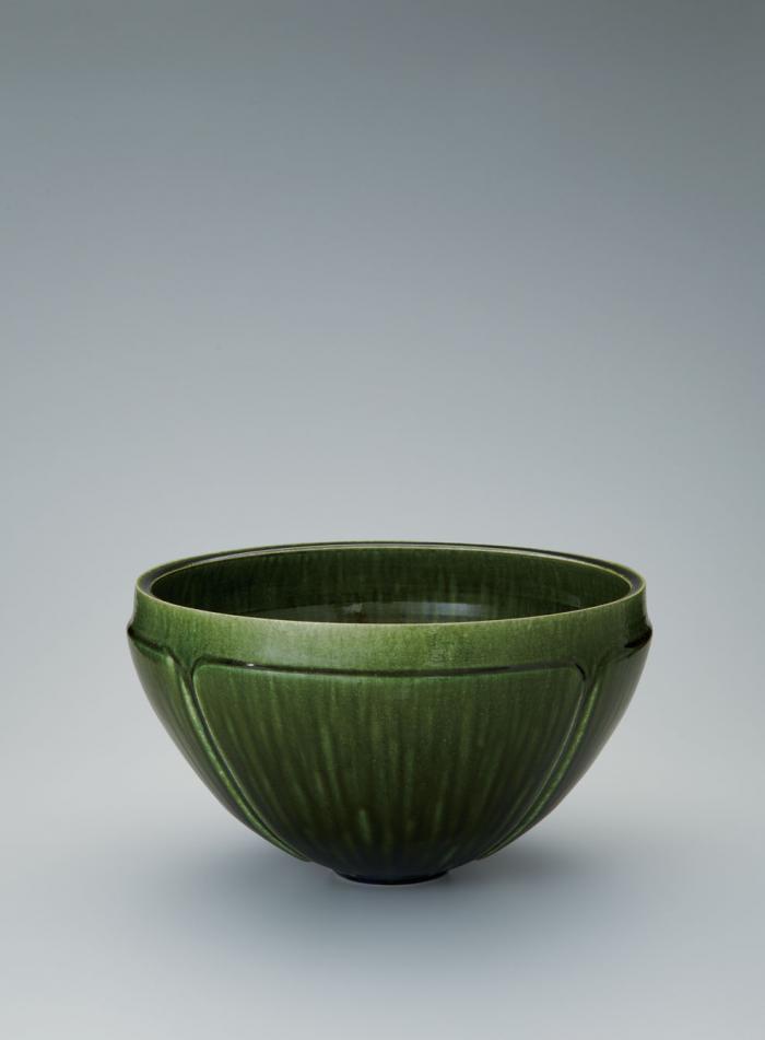 緑釉花器