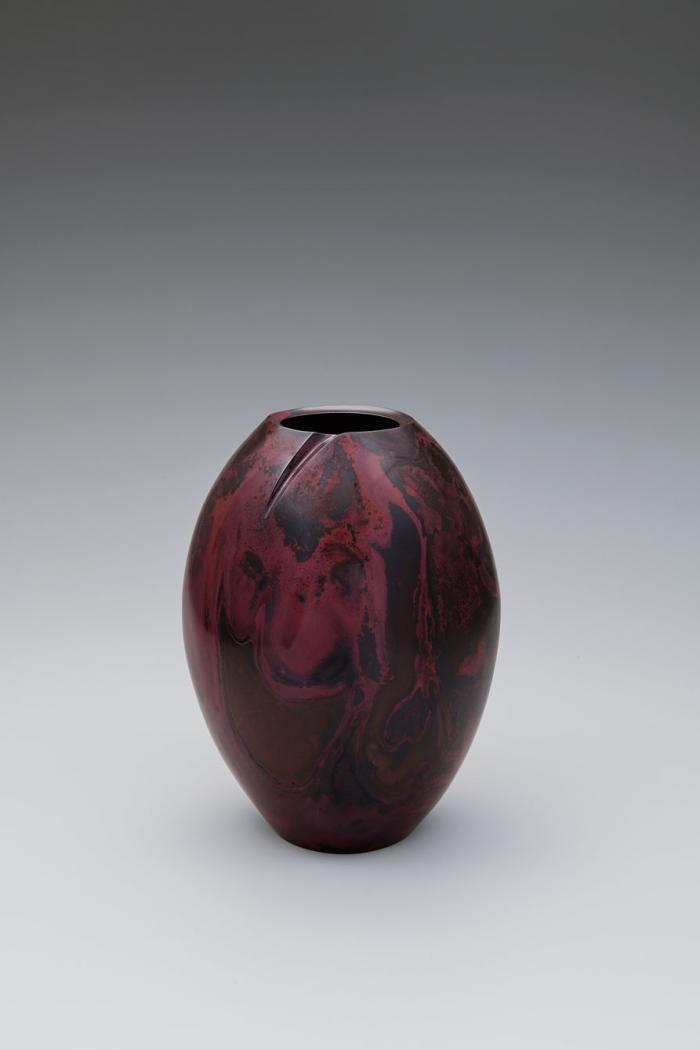 紫銅花器「珠茜」