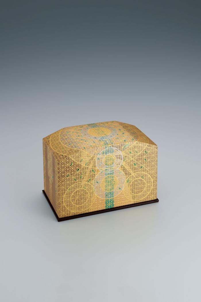 截金飾筥「緑風」