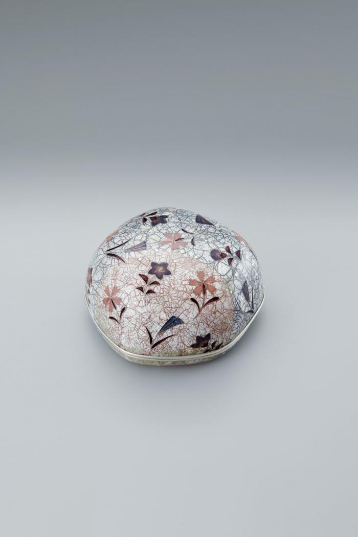 有線七宝蓋物「陽だまり・秋」