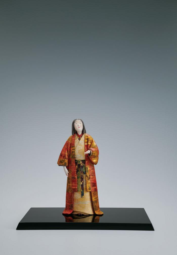 木芯桐塑和紙貼「華の刻」