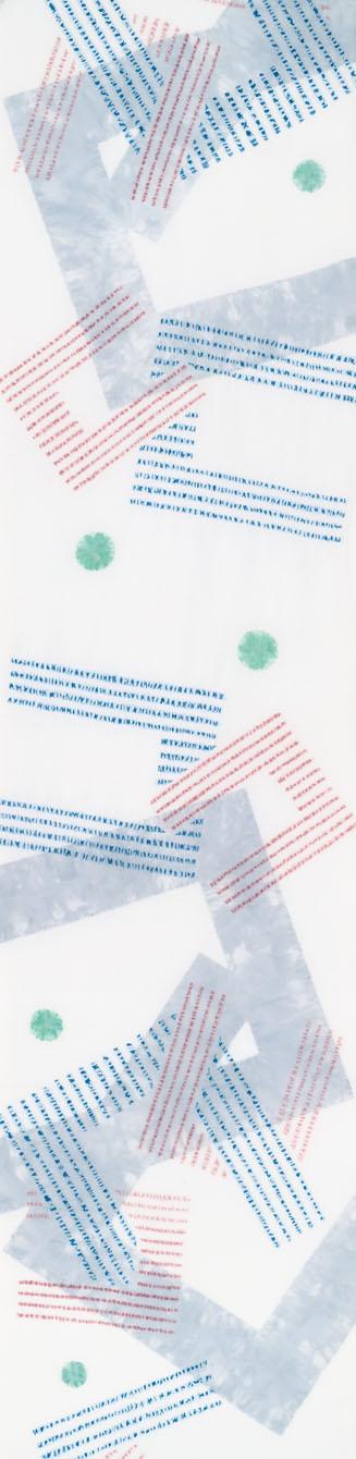 絞り染袋帯「門を繋ぐ刻」