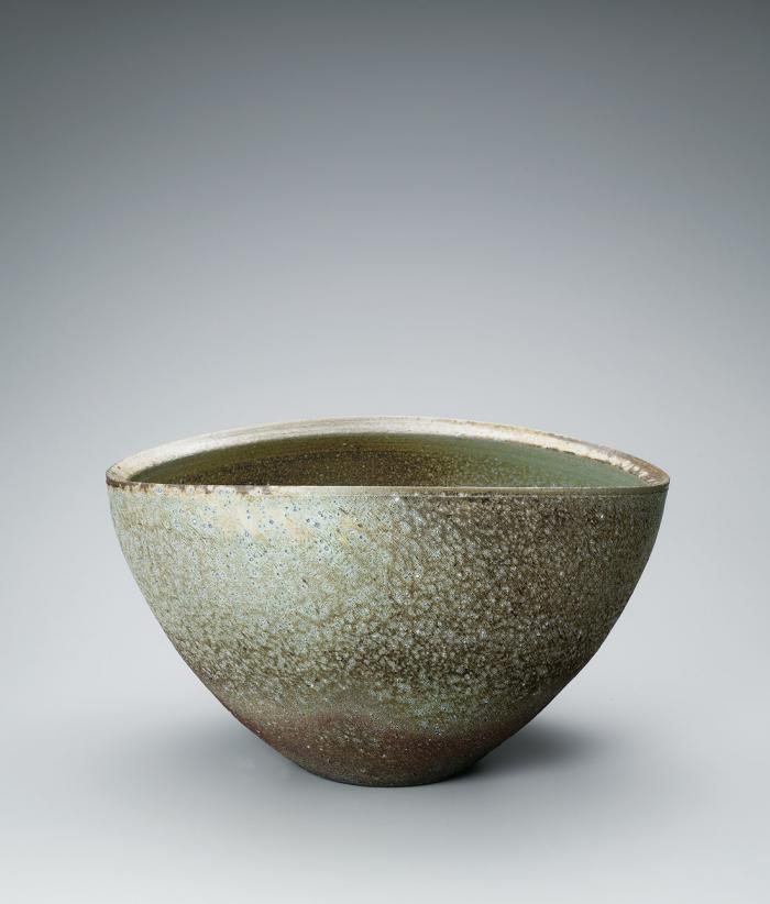 窯変広口花器