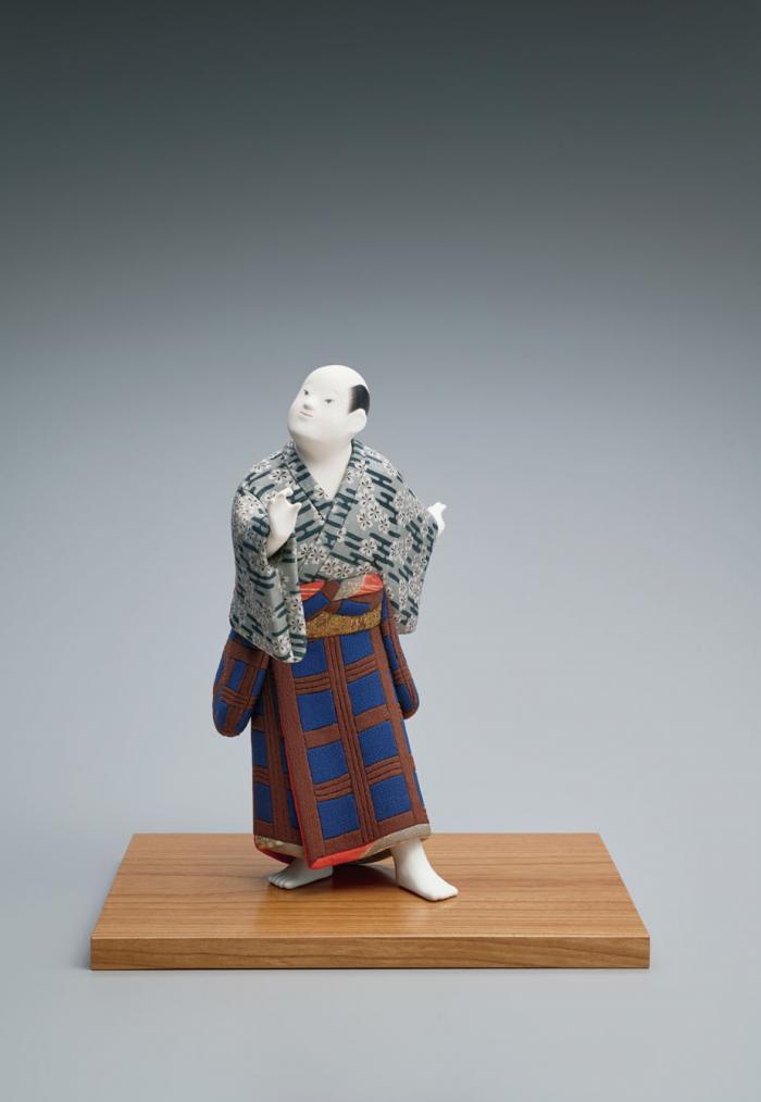 木芯桐塑木目込「踊る─リズム」