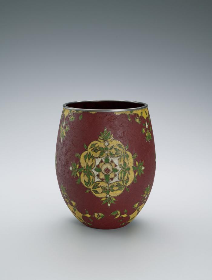 泥七宝花入「彩華」