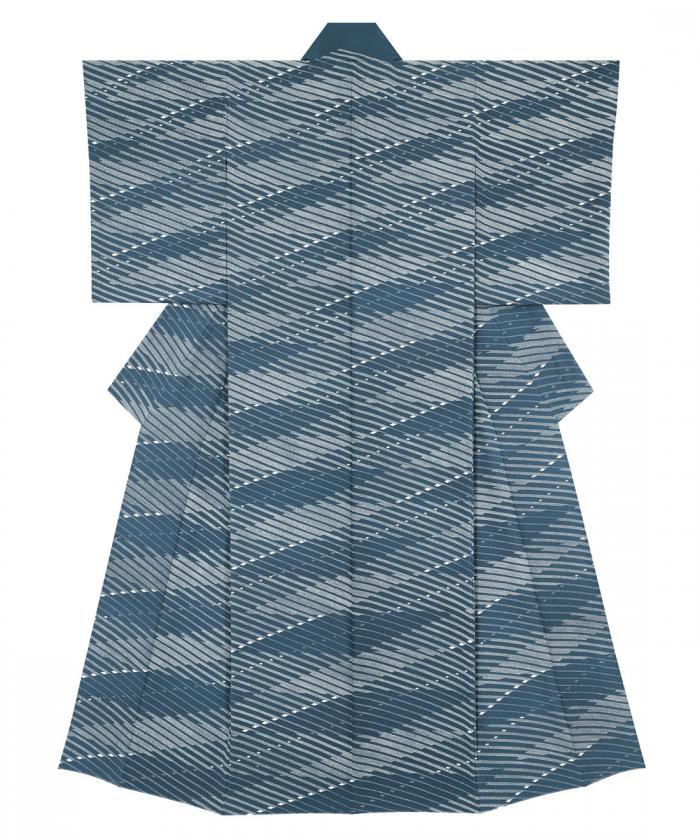 友禅着物「汽水域」