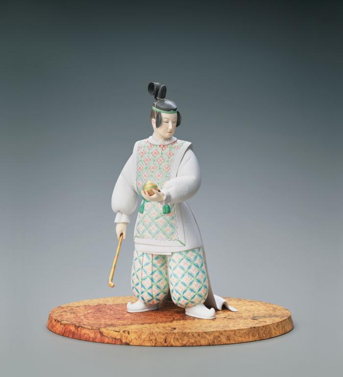 陶彫刳貫彩色「天庭」