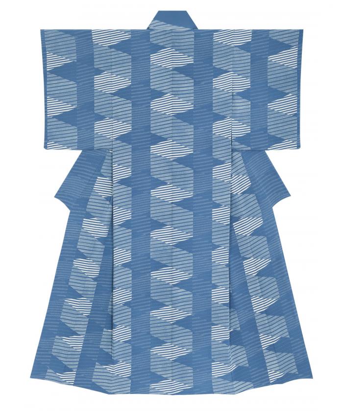 友禅着物「夜半の冬」