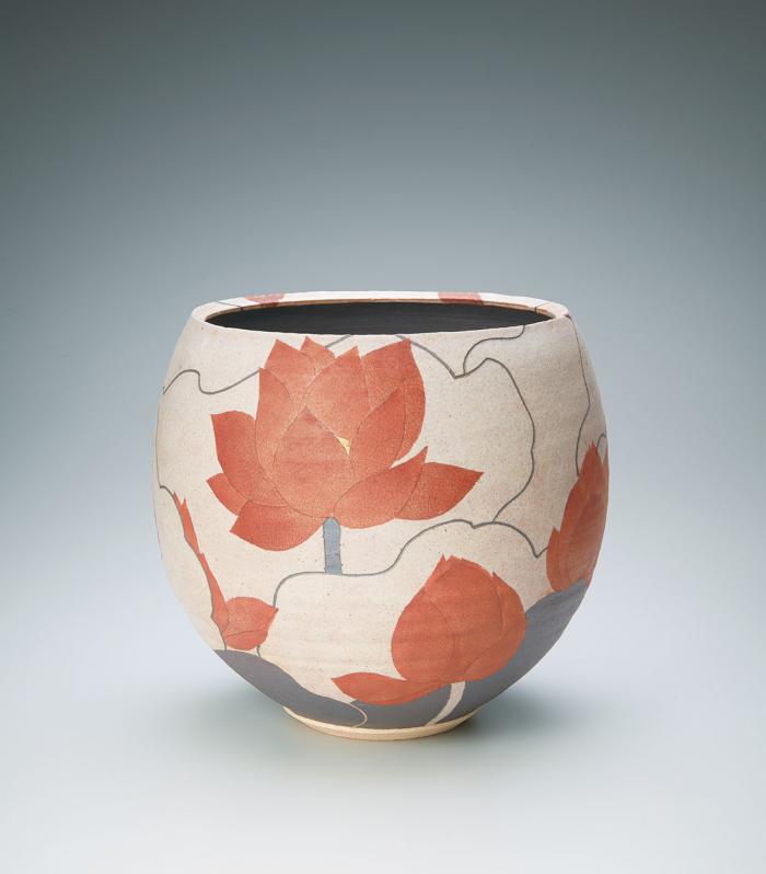 花文大鉢「蓮」