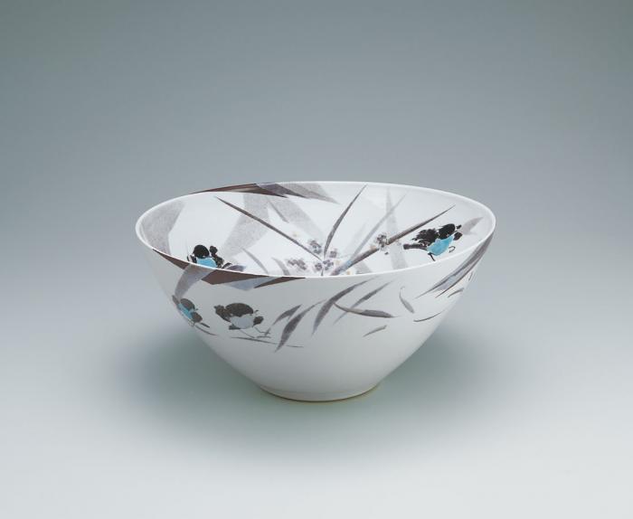 色絵深鉢「朝霧」