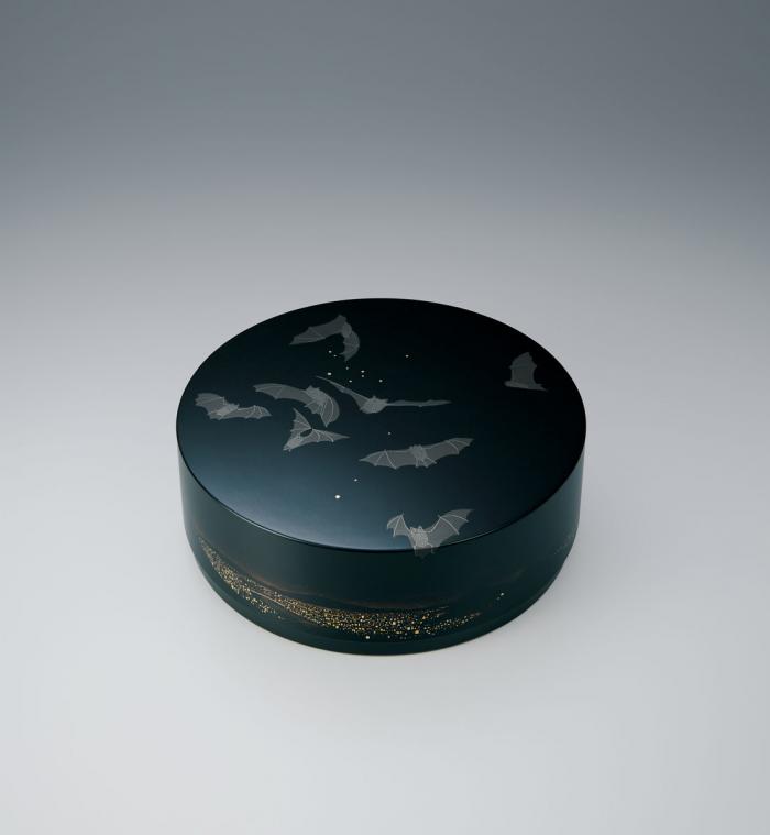 蒔絵合子「夏宵」