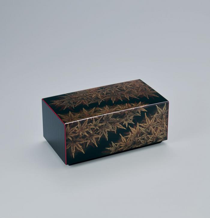 紅葉転写文蒔絵箱