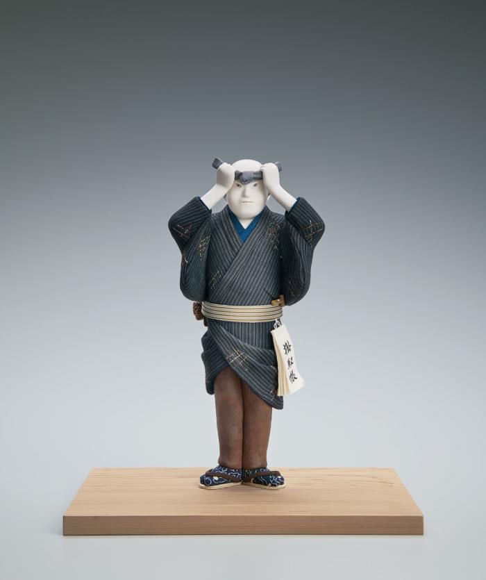 木芯桐塑木目込「大晦日」