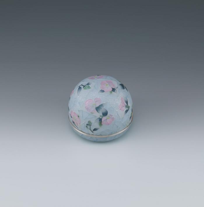 有線七宝蓋物「大寒」