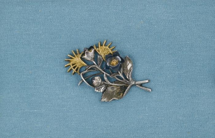 「秋麗」帯留金具