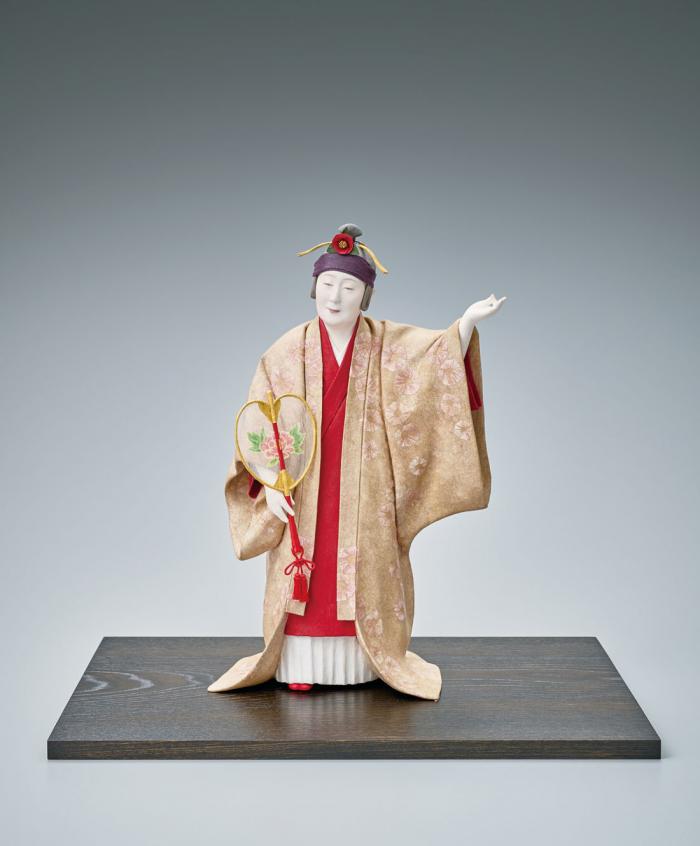 木芯桐塑和紙貼「祈りの舞」
