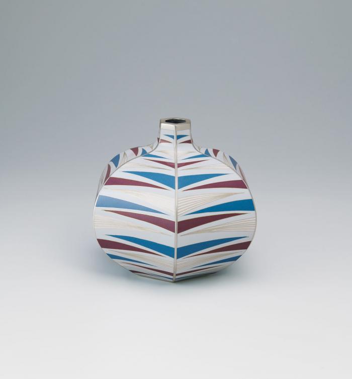 有線七宝抽象文花器