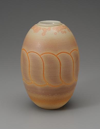 窯変文壷