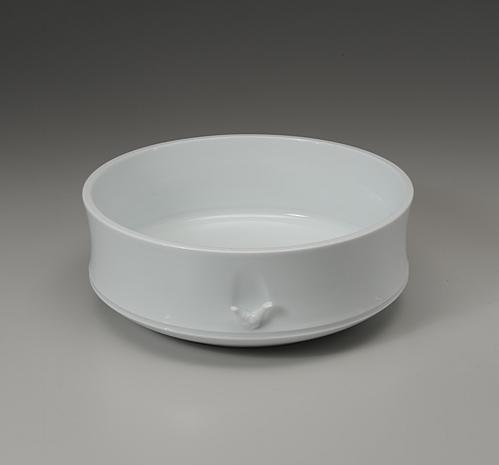 白磁竹形花器