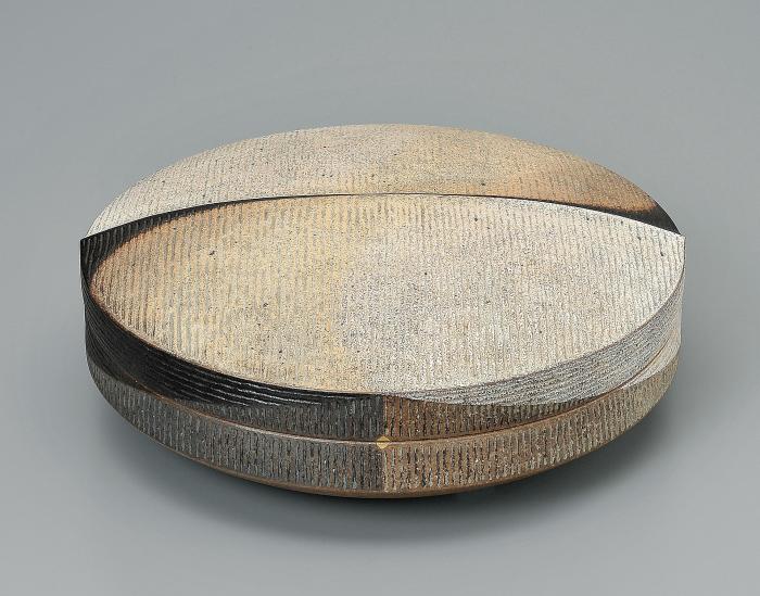 線刻文陶筥「月光」