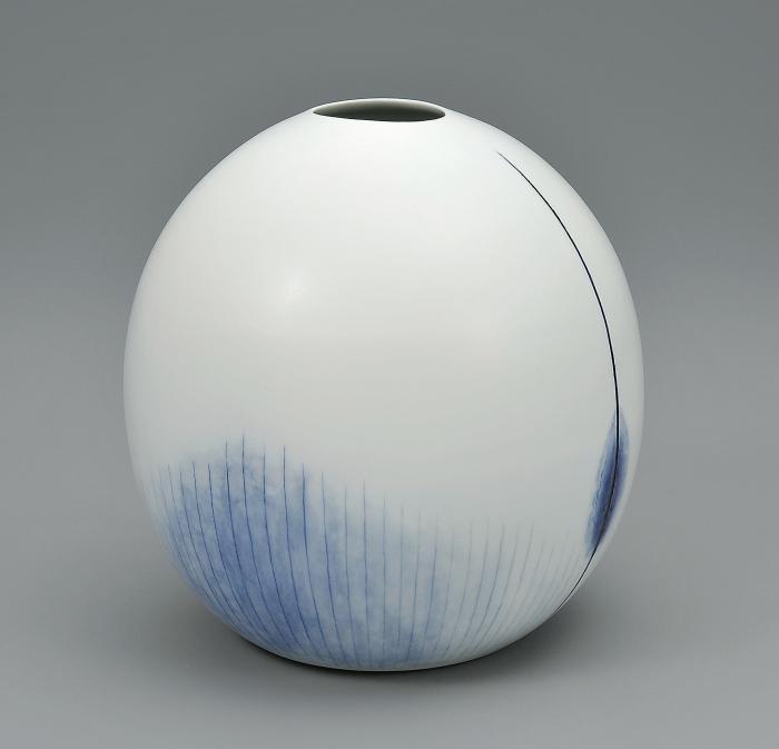 染付花器