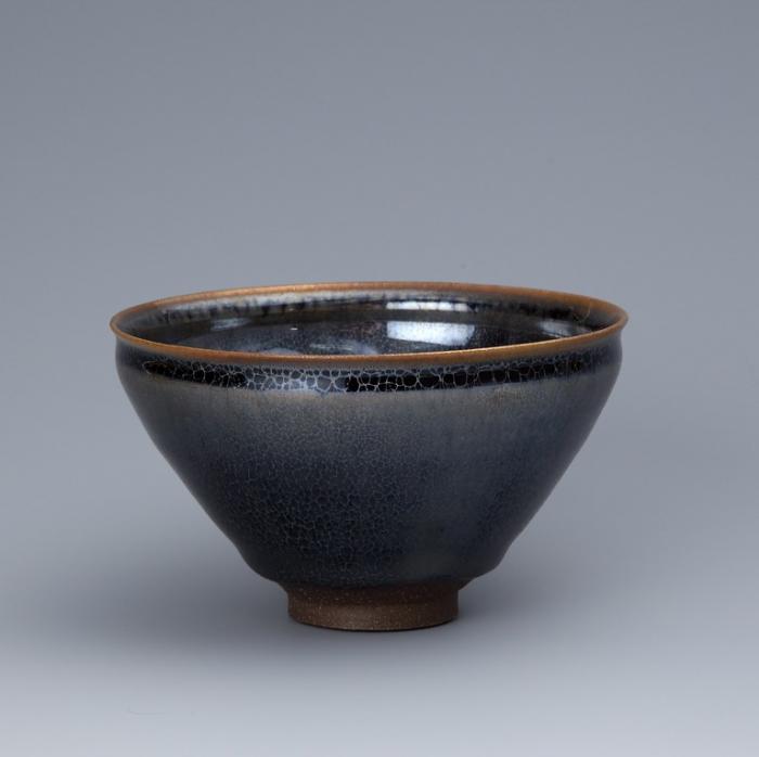 燿変翠光天目茶盌