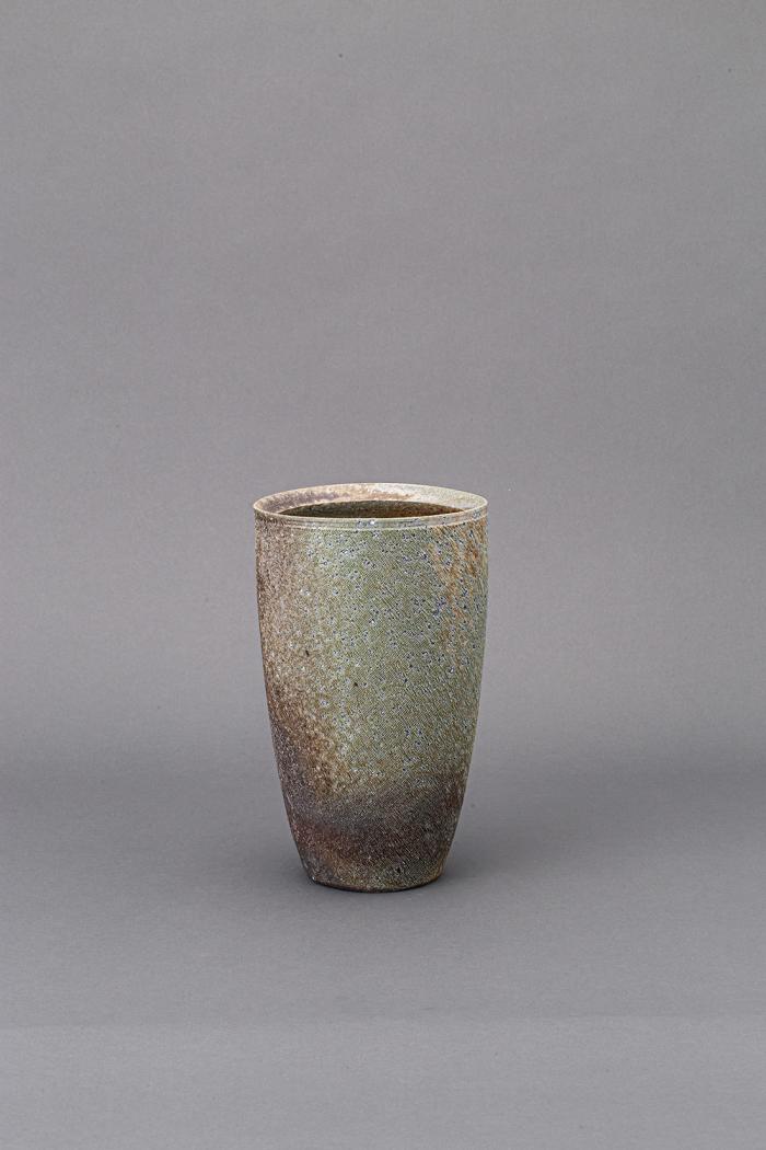 窯変筒花器