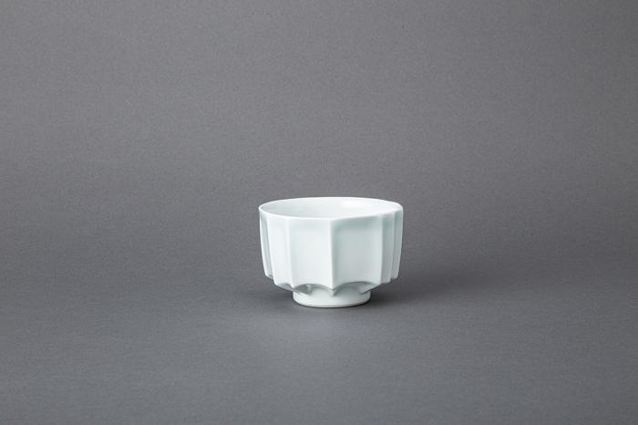 白磁面取茶碗
