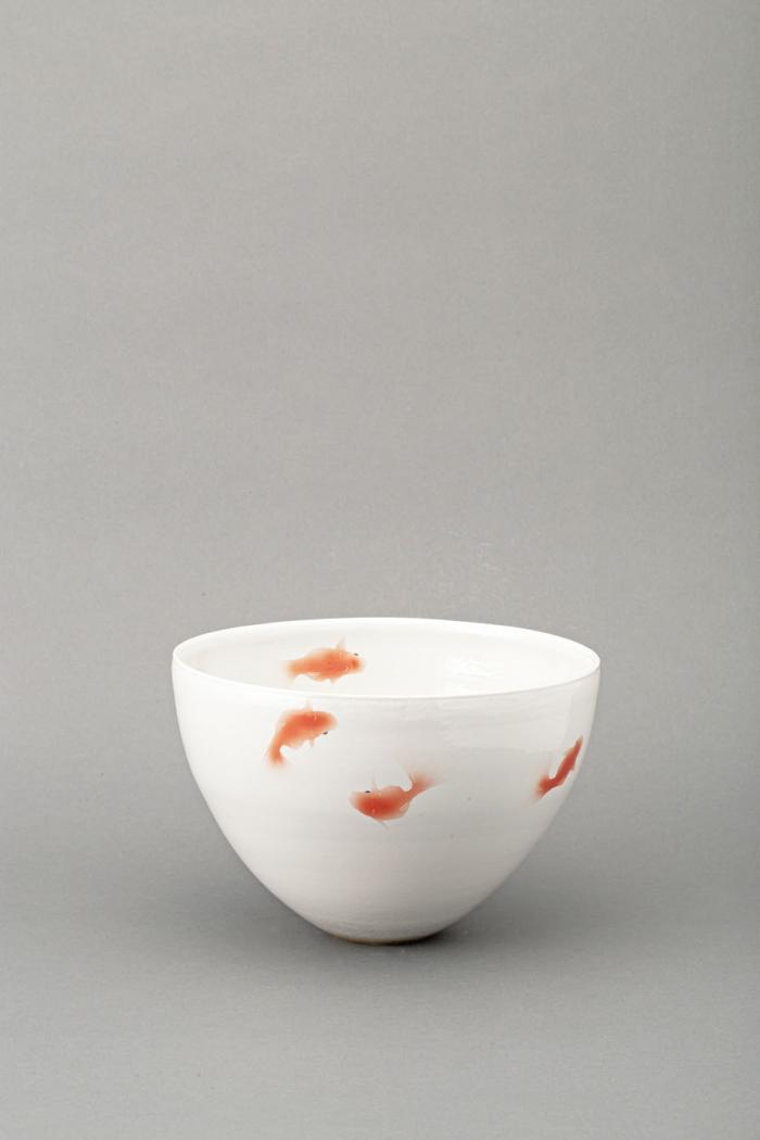 金魚文鉢