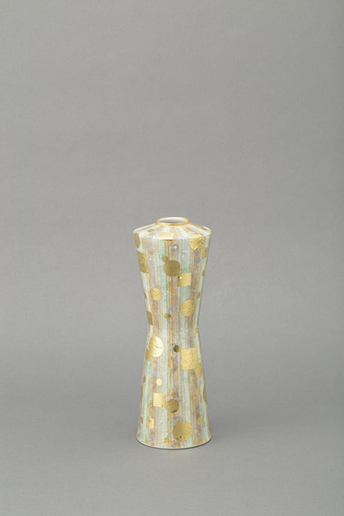 金襴手彩色花器