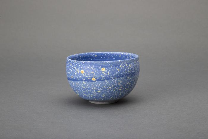 練込空景色茶碗
