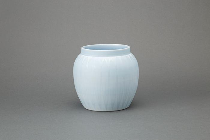 彩刻磁壺