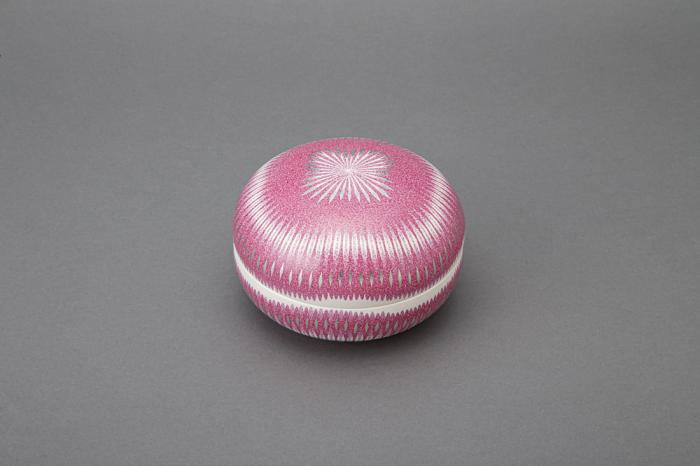 金彩正燕支蓋器