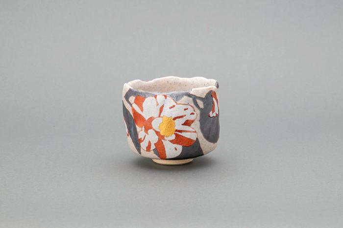 花文茶盌「椿」