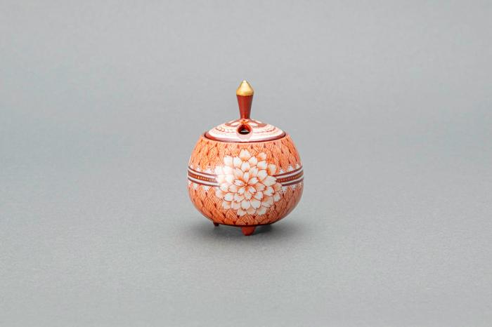 赤絵香炉「紅豊」