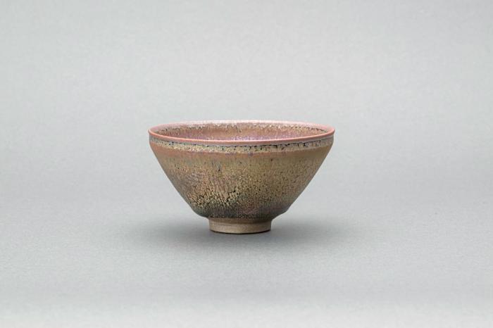 燿変紫光天目茶盌