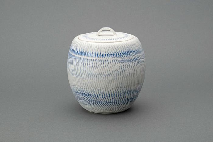 線刻象嵌水指「蒼」