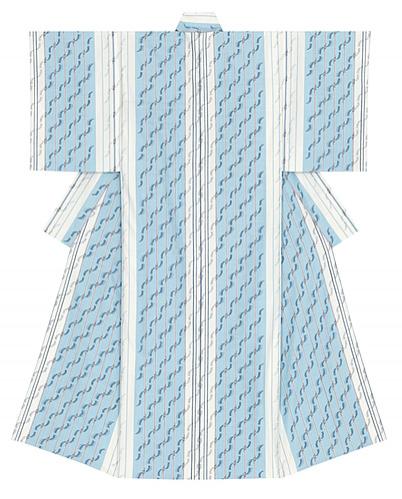 絣着物「葵風」