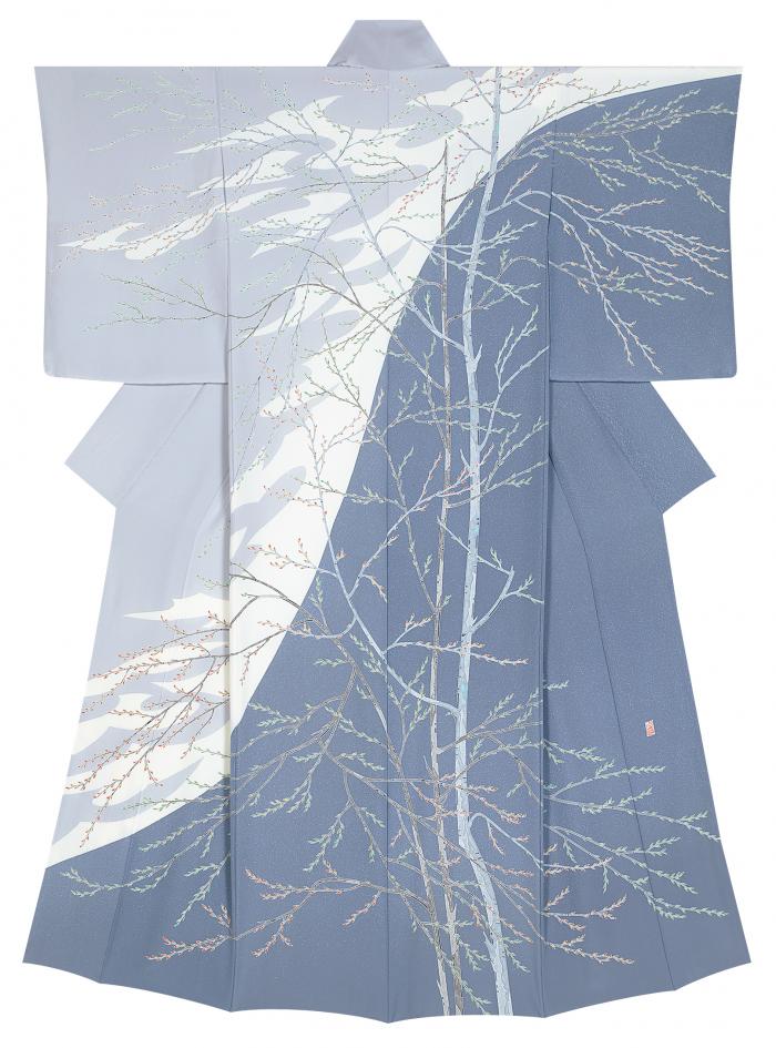 友禅訪問着「萠春」