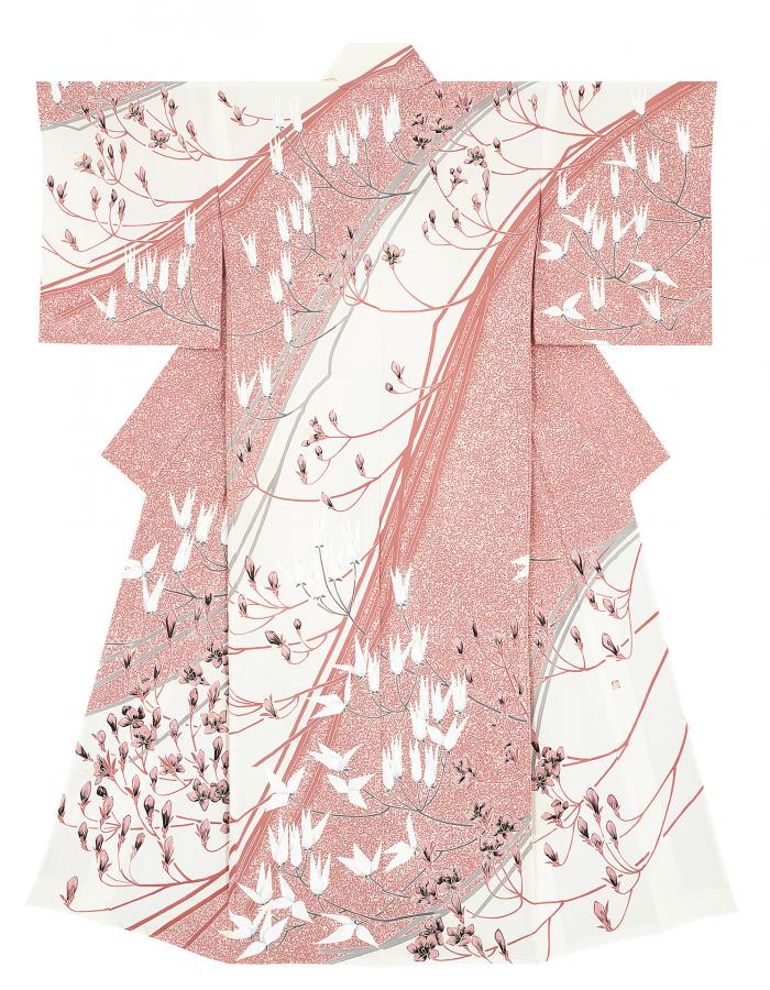友禅訪問着「春の陽」