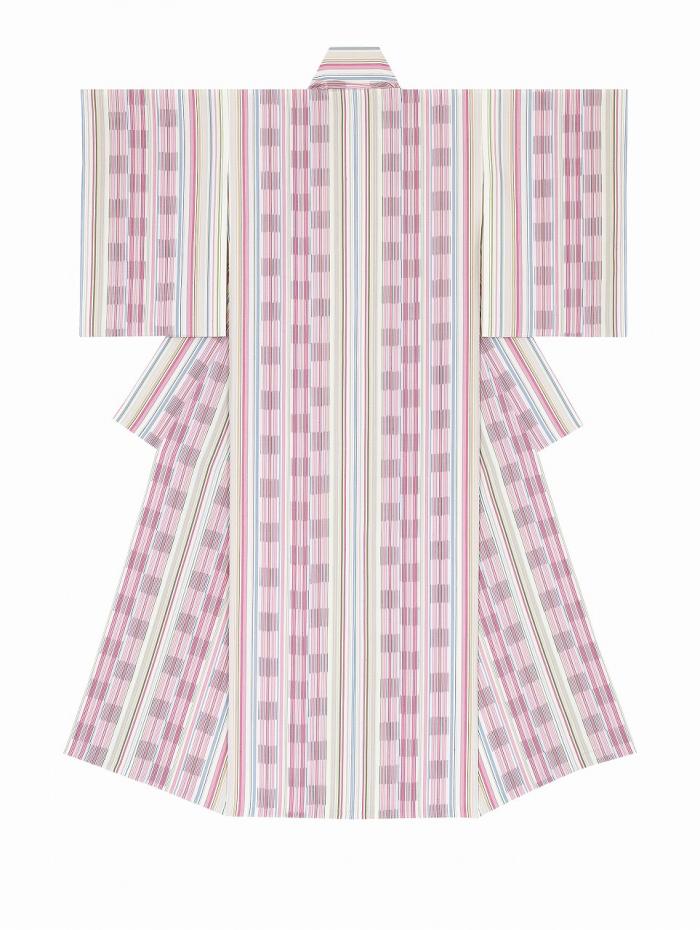 絹織着物「花の頃」