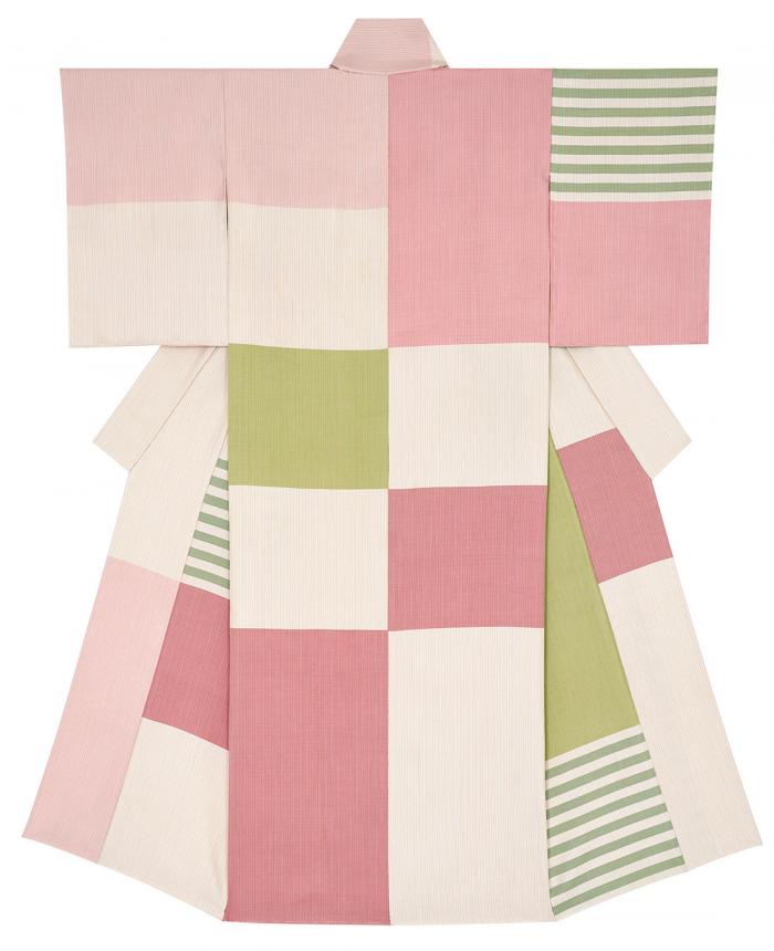 綾織着物「花筏」