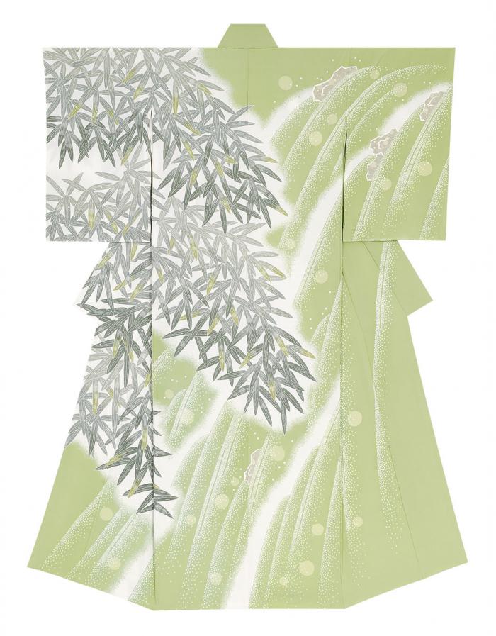 友禅訪問着「しぶき」