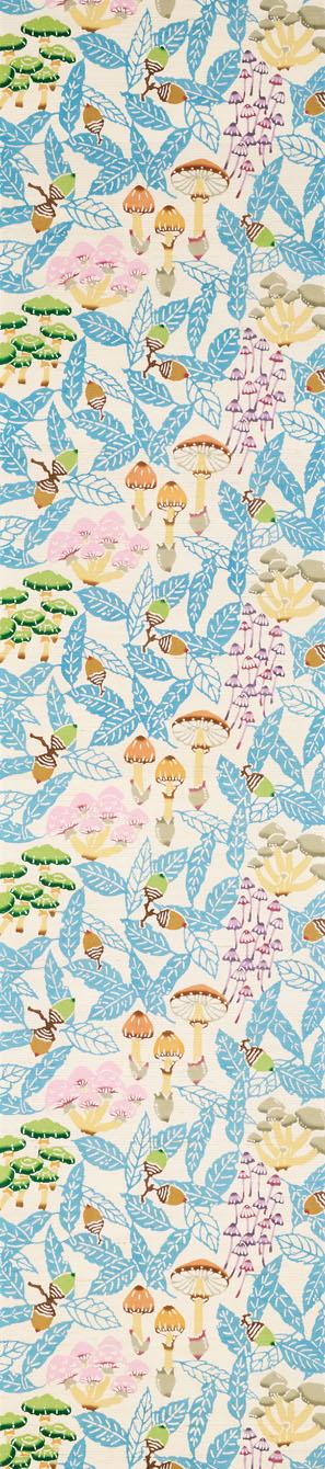 型絵染帯「オキナワウラジロガシの実る森」